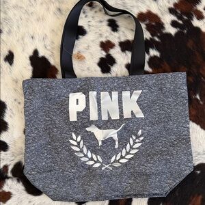 PINK Victoria's Secret Charcoal Tote Bag